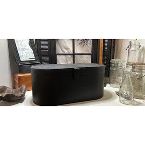 Dyson Supersonic Case only, black and purple, leather